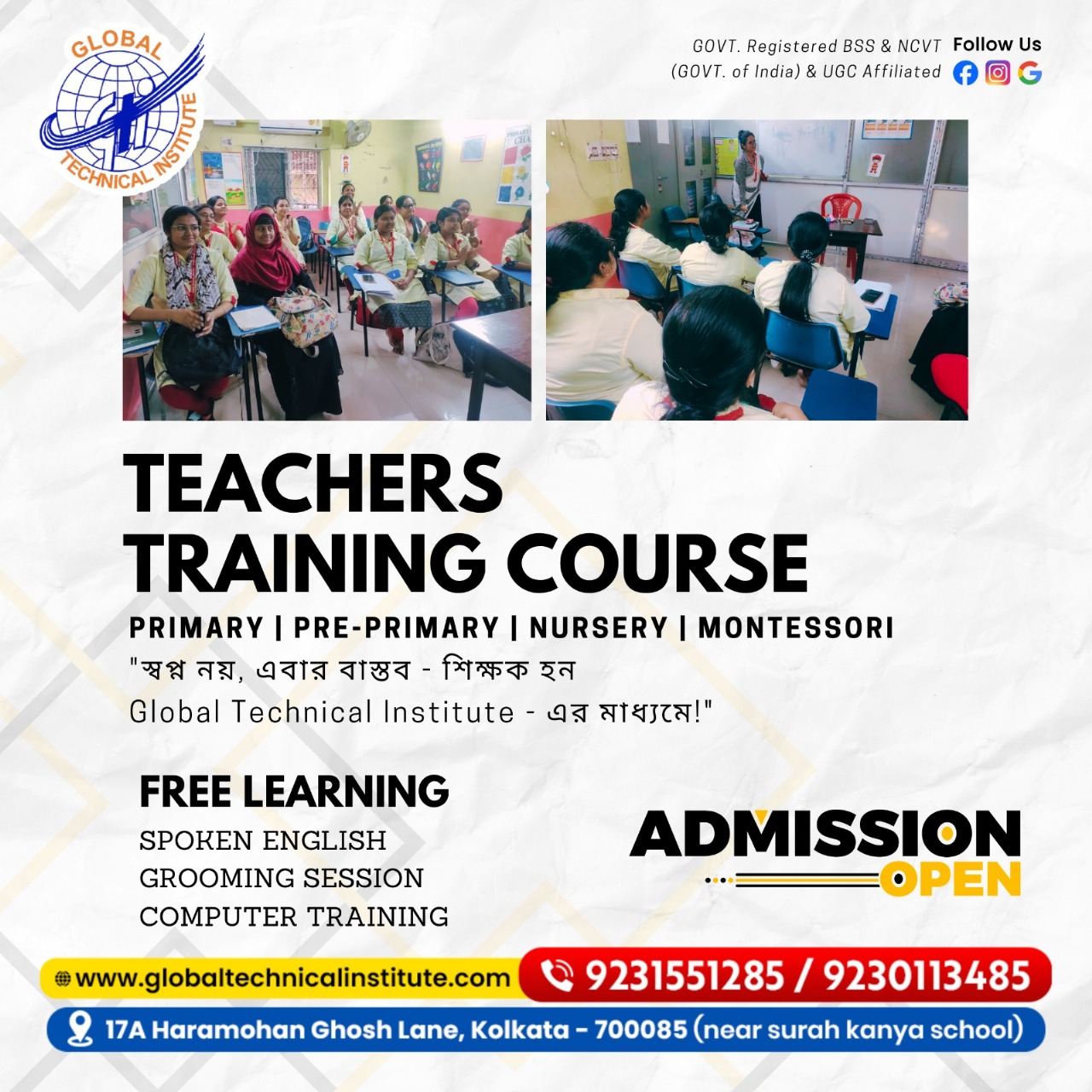 Best Teachers Training Institute in Kolkata