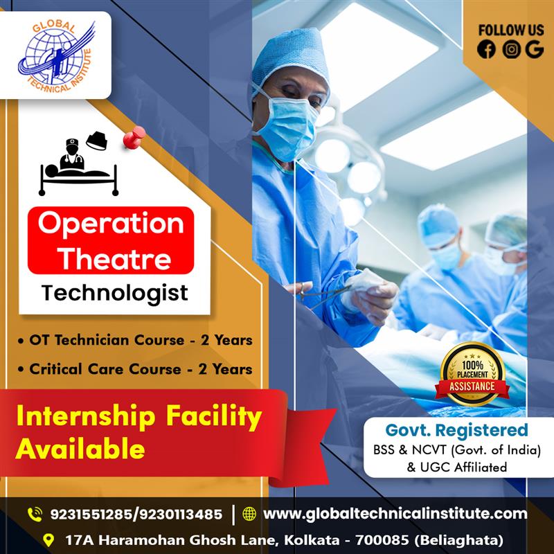 Operation Theatre Technology Training in Kolkata