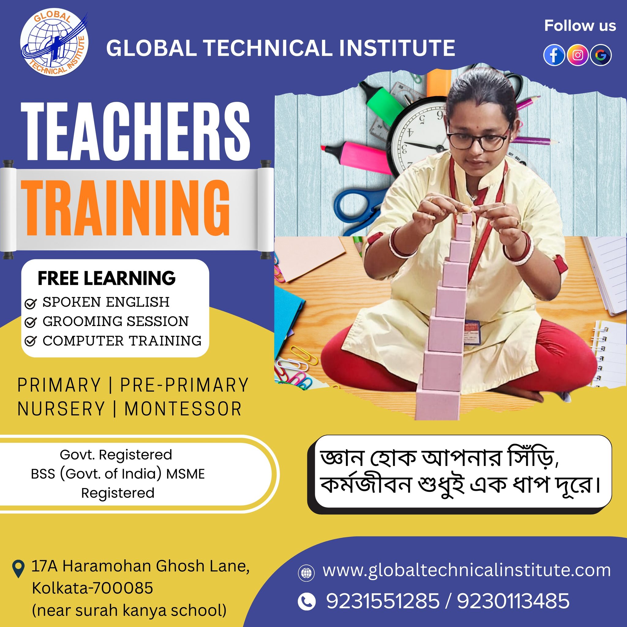 Montessori Teacher Training in Kolkata