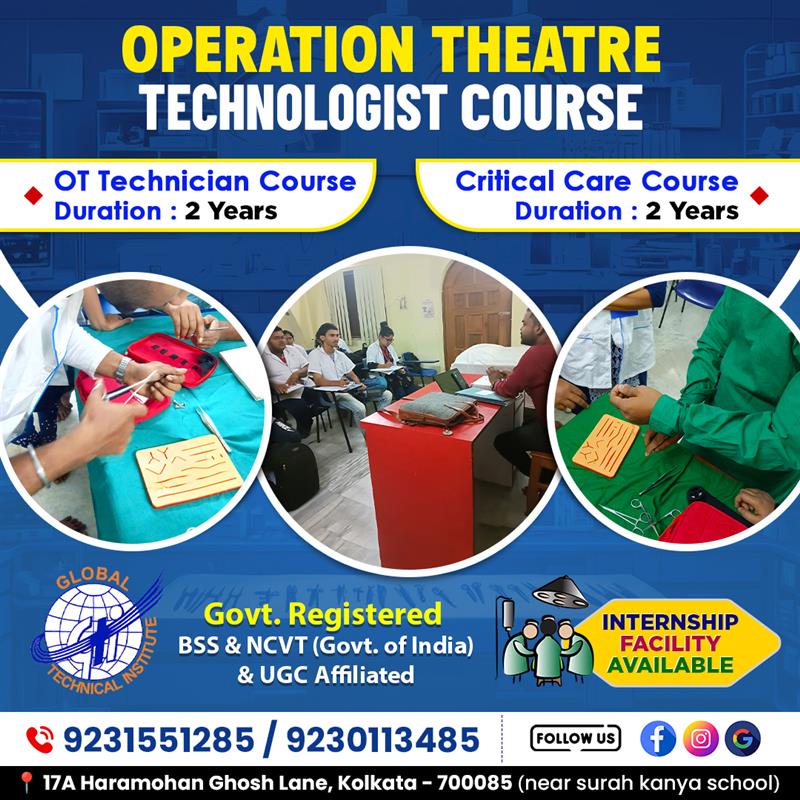 Best OT Technician Training in Kolkata
