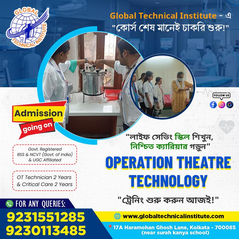 OT technician training institute in Kolkata