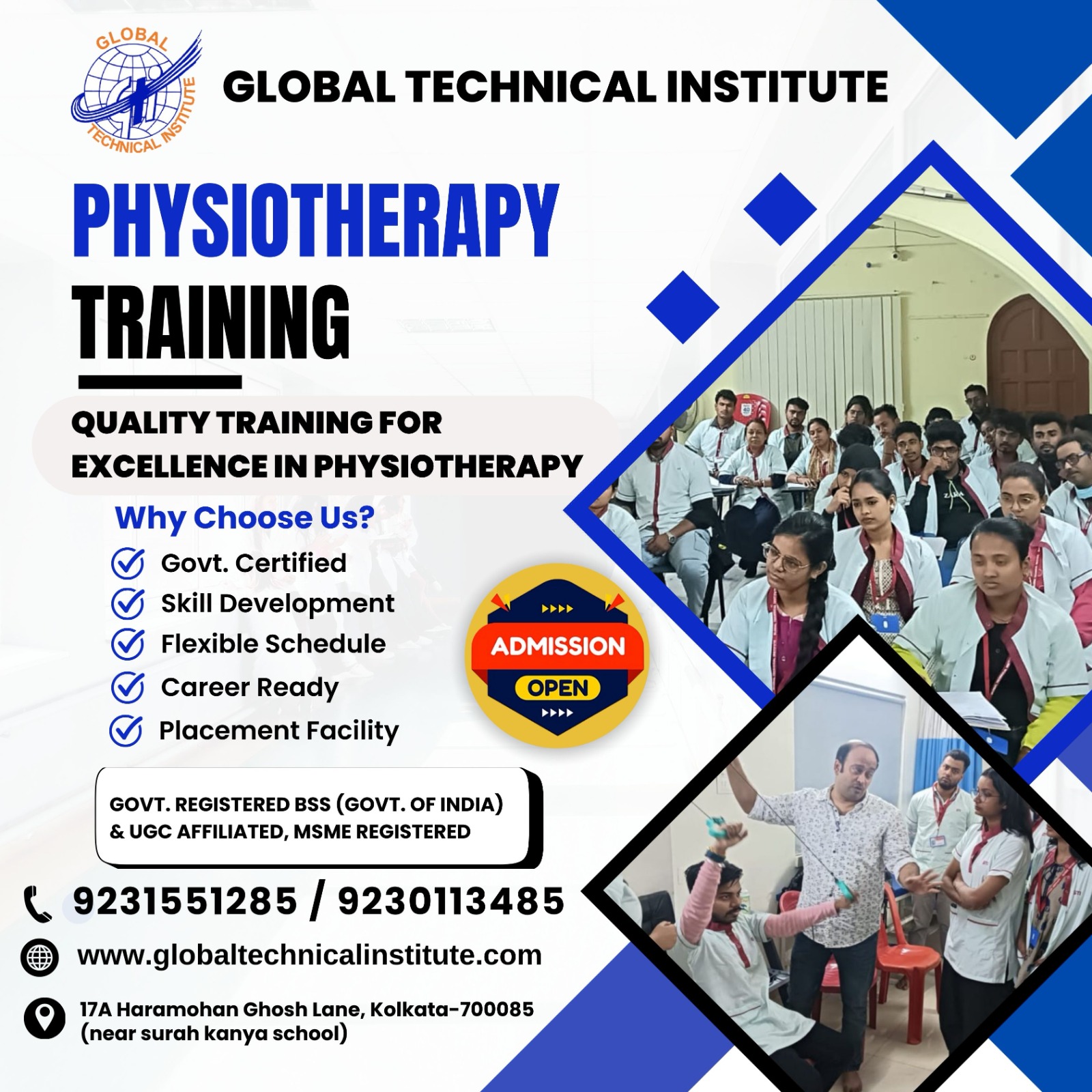 Best Physiotherapy Training Institute in Kolkata