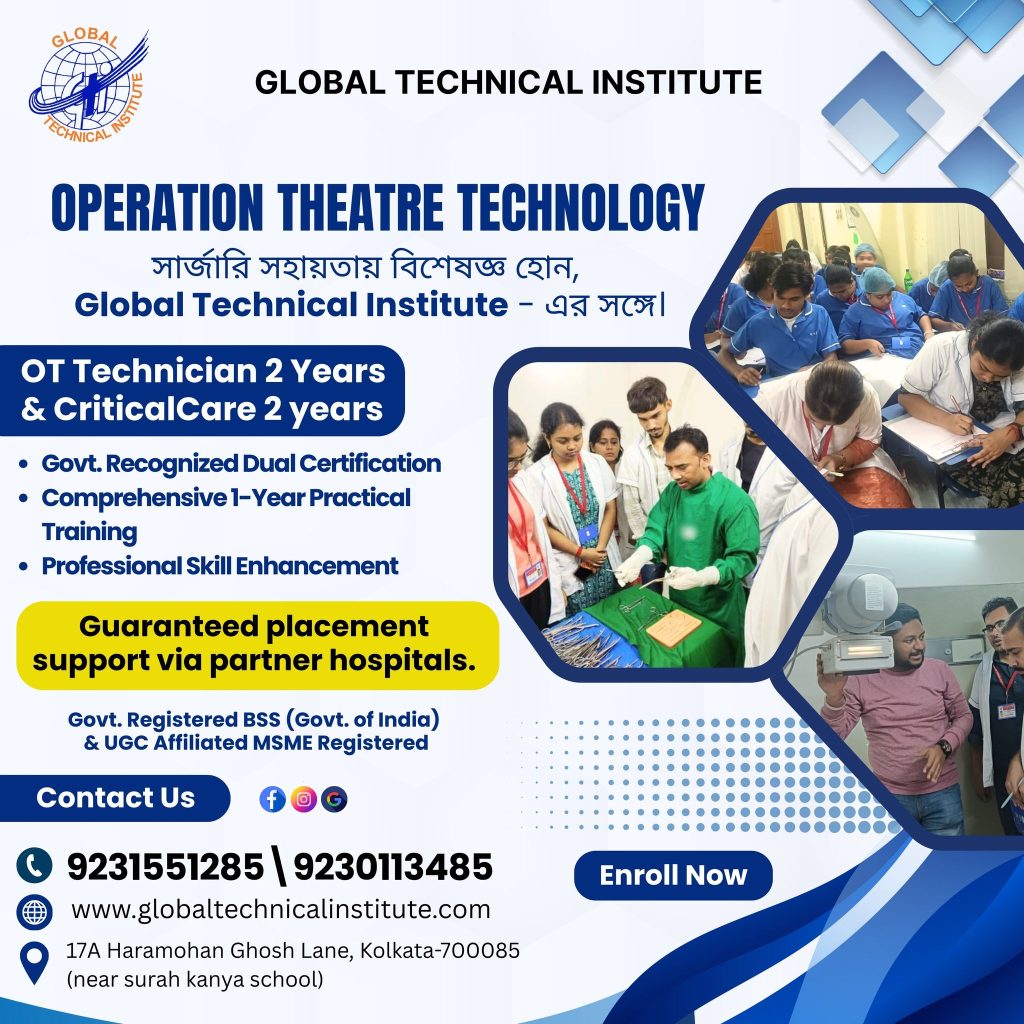 OT Technician Training Institute in Kolkata